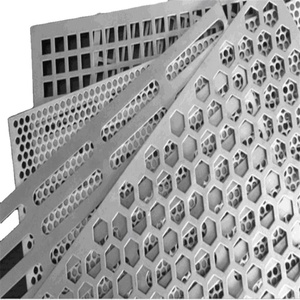 Tôle perforée décorative en acier inoxydable 304/316 à trous ronds, maille métallique perforée, soudage, découpe - Product Image 1
