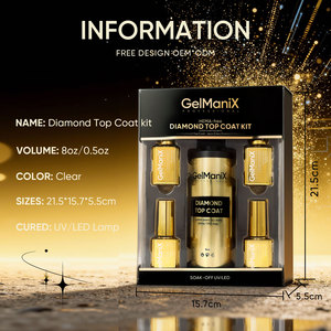 Hanyi Super brillant, sans HEMA, sans TPO, non jaunissant, gel de finition transparent comme du cristal, <span class=keywords><strong>kit</strong></span> de finition personnalisé OEM - Product Image 6