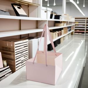 Sacs de marchandises en papier kraft robustes et personnalisables, recyclables, avec impression offset - Product Image 6