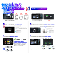 SQ Gateway Zigbee de 10.1 Pulgadas, TUYA 2025 Golden Security, Música de Fondo, Gateway para Hogar Inteligente, Estándar UE y EE. UU., Gateway con Pantalla Grande