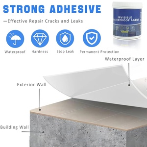 Sigillante Impermeabile Invisibile, Agente <span class=keywords><strong>Impermeabilizzante</strong></span> in Gomma Liquida, Adesivo Trasparente per Riparazione Perdite su Tetti e Pareti, Durevole e di Alta Qualità - Product Image 2