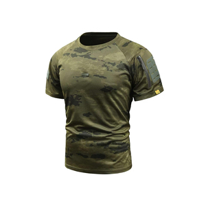 <span class=keywords><strong>T</strong></span>-<span class=keywords><strong>shirt</strong></span> Tattica all'ingrosso con Collo a O o Collo Pieghevole - Product Image 1
