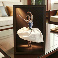 Porte-mouchoirs en bois de noyer massif, statue de ballerine esthétique, décoration de bureau, accessoire de luxe pour hôtel, appartement, chambre, bureau