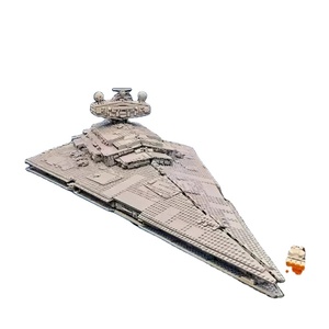 Grandes briques de construction Star <span class=keywords><strong>Destroyer</strong></span> de classe I impérial ISD, ensembles de jouets de Noël 11447 81098 180024 60002 88602 21884 X1907 - Product Image 1