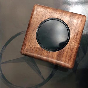 86 tường ánh sáng nút tròn dẫn chuyển đổi Walnut Bảng điều chỉnh phong cách retro uk13 một ổ cắm 250V 1 2 3 4 gang phổ ổ cắm biệt thự 250V - Product Image 3