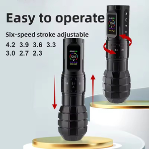 Máquina de Tatuaje Eléctrica de 2000mAh con Motor de Copa Hueca 11500-12500RPM, Pistola de Tatuaje Rotativa de Aluminio para Arte Corporal Profesional - Product Image 4