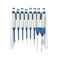 Micropipette de laboratoire numérique monocanal en ABS pour transfert de liquide, 0,1-5000 µl, pour usage médical et manuel