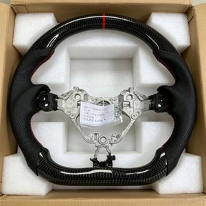 Volante de Cuero y Fibra de Carbono Real para <span class=keywords><strong>Toyota</strong></span> 86 <span class=keywords><strong>Gt86</strong></span> y Subaru Brz, Venta al por Mayor y al Detal - Product Image 6