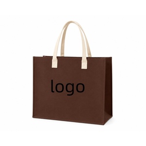 Sac de shopping en toile de coton personnalisé, nouvelle mode, grand sac fourre-tout en toile avec poignées en cuir - Product Image 1