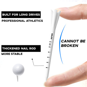 Miden <b>Golf</b> Tee 70/83mm 5 Prong Graduated Durable White - Product Image 2