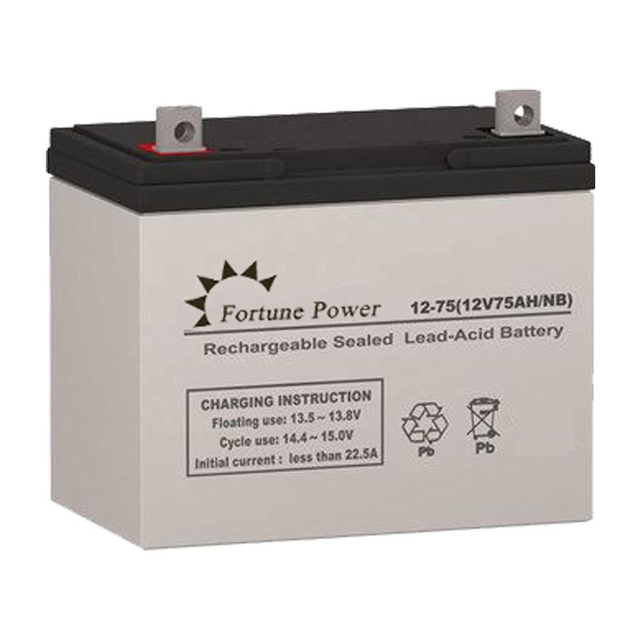 VRLA AGM Sealed Lead Acid Battery 12V 75AH Battery for UPS and Inverter Power