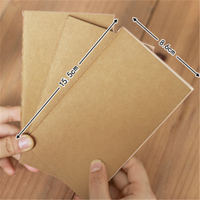 Vintage kleine Näh bindung leer Kraft papier Notebook benutzer definierte Logo