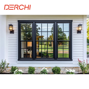 Hiện đại Đôi Treo Nhôm hợp kim cửa sổ kích thước nhỏ dọc trượt thiết kế Xây Dựng Mới không thấm nước treo cửa sổ cho nhà - Product Image 3