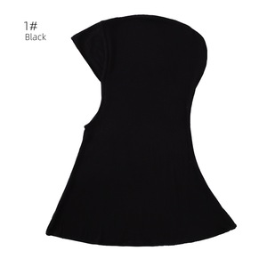 Vente en gros de <span class=keywords><strong>bonnet</strong></span> intérieur en coton mercerisé respirant pour femmes musulmanes <span class=keywords><strong>Bonnet</strong></span> <span class=keywords><strong>sous</strong></span>-vêtement élastique uni, écharpe à capuche, chapeau, hijabs, casquettes intérieures - Product Image 3