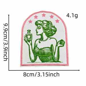 Nouvelle broderie thermocollante : Patch 'American Slang Act My Age Save Water Tequila' pour la décoration de manteaux et chapeaux d'extérieur - Product Image 6