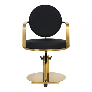 Venta caliente <span class=keywords><strong>Chic</strong></span> Simple Retro Design Black Leather Ladies <span class=keywords><strong>Barber</strong></span> Chair Equipo de salón elegante Debe tener Accesorios - Product Image 3