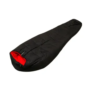 不同温度等级的徒步露营设备便携式帐篷旅行背包折叠床旅游睡袋