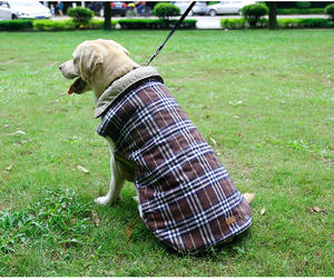 Chaqueta Reversible para <span class=keywords><strong>Perro</strong></span> 2026, Diseño a Cuadros, Impermeable y Resistente al Viento, para Perros Rhodesian Ridgeback y Bulldog Inglés - Product Image 1