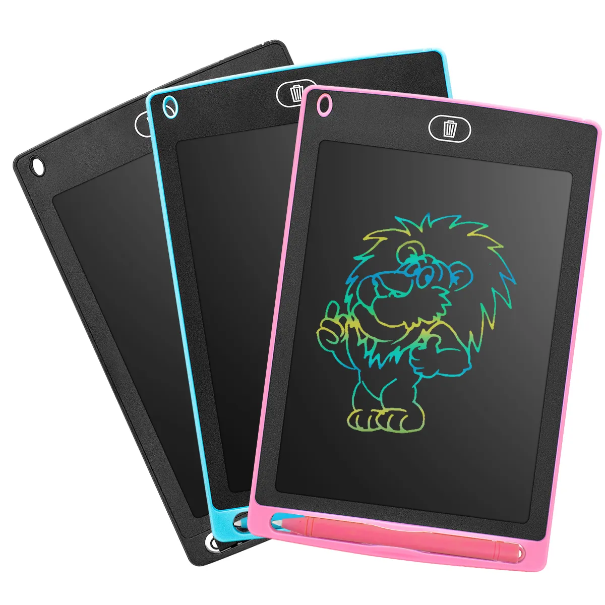8.5 inch colorful digital LCD graphic Writing drawing doodle Scribbler board pad tablet Christmas gifts memo pad