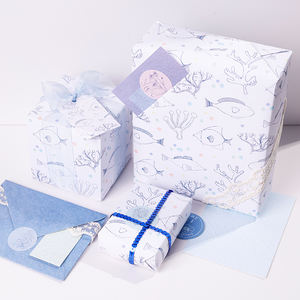 Wholesale 80g Sea Art <b>Paper</b> Tissue 43*300cm Gift Luxury Custom Packaging <b>Wrapping</b> <b>Paper</b> <b>Roll</b> - Product Image 4