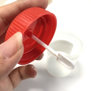 Vente flash Contenant stérile 30ml 60ml 90ml 100ml 120ml Bouteille en plastique pour échantillons fécaux Livrée avec une cuillère - Product Image 6