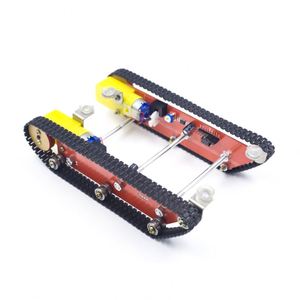 Châssis de voiture robotique intelligent PENPOS Tank avec plaque acrylique et chenilles intégrées, 2 moteurs - Product Image 1