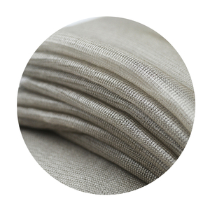 Tissu en maille transparente en fibre d'argent de protection contre les ondes radiofréquences/EMF/EMI/RF, doublure de poids moyen, <span class=keywords><strong>moustiquaire</strong></span>, maille argentée enduite, auvent de lit - Product Image 1
