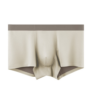 Sous-vêtements pour hommes en modal anti-bactériens 5A, à angle plat, respirants, extensibles, matière douce, confort durable, boxers - Product Image 1