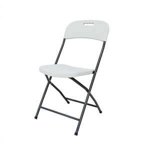 Cheap indoor and outdoor white stackable plastic folding chairs