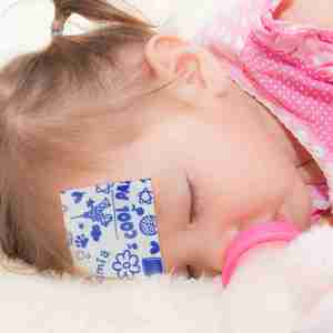 Parches para la fiebre para niños, 22 unidades, reductor de fiebre, almohadillas refrescantes para bebés, parche de gel refrescante para la fiebre, alivio del dolor de cabeza, 4.7 x 2 pulgadas - Product Image 6