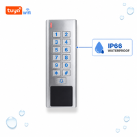 Système de contrôle d'accès avec lecteur de cartes RFID et clavier autonome en métal 125 kHz pour bureaux, hôtels et sécurité d'accès multi-portes