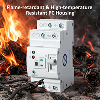 Commutateur de transfert automatique à double alimentation 63AE/2P 2 pôles 63A AC 230V ATS pour système photovoltaïque et générateur PC