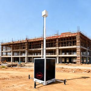 หอคอย <span class=keywords><strong>CCTV</strong></span> พลังงานแสงอาทิตย์แบบเคลื่อนที่ได้, เสา6เมตรหอคอยก่อสร้างพลังงานแสงอาทิตย์หอปล่อยมลพิษ - Product Image 4