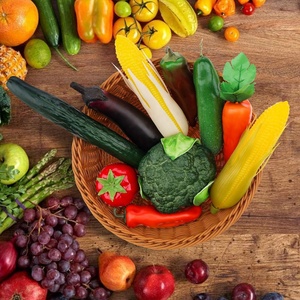 Modèles réalistes de légumes artificiels en mousse pour la décoration de la maison, de la cuisine, des hôtels, des restaurants et des supermarchés - Product Image 3