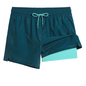 Vente chaude en gros Shorts de bain personnalisés à séchage rapide Shorts de bain vierges avec filet Maillots de bain respirants Shorts de plage pour hommes - Product Image 3