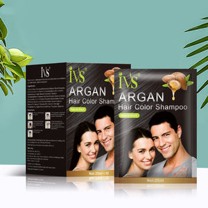 <span class=keywords><strong>Couleur</strong></span> de cheveux professionnelle, Oem Odm, étiquette privée, personnalisé, votre marque, huile d'argan, teinture de cheveux noire, shampoing, Sachet - Product Image 5