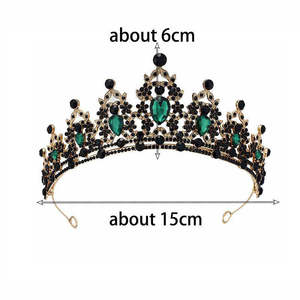 Diadèmes et Couronnes de Luxe Scintillantes en Alliage Coloré pour Femme, Accessoires de Spectacle, Couronnes Décoratives en Cristal, Vente en Gros - Product Image 6