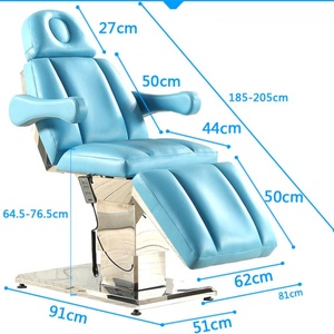 KISEN Salon Spa - Table de massage, lit esthétique électrique inclinable, fauteuil de salon, lit de beauté, table de traitement pour cils et extensions de cils - Product Image 6