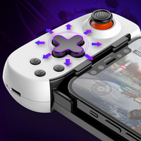 Control de Juego Telescópico Inalámbrico Bluetooth D6DP para Consola Switch/Android/iOS/PC/Tablet con Función Turbo