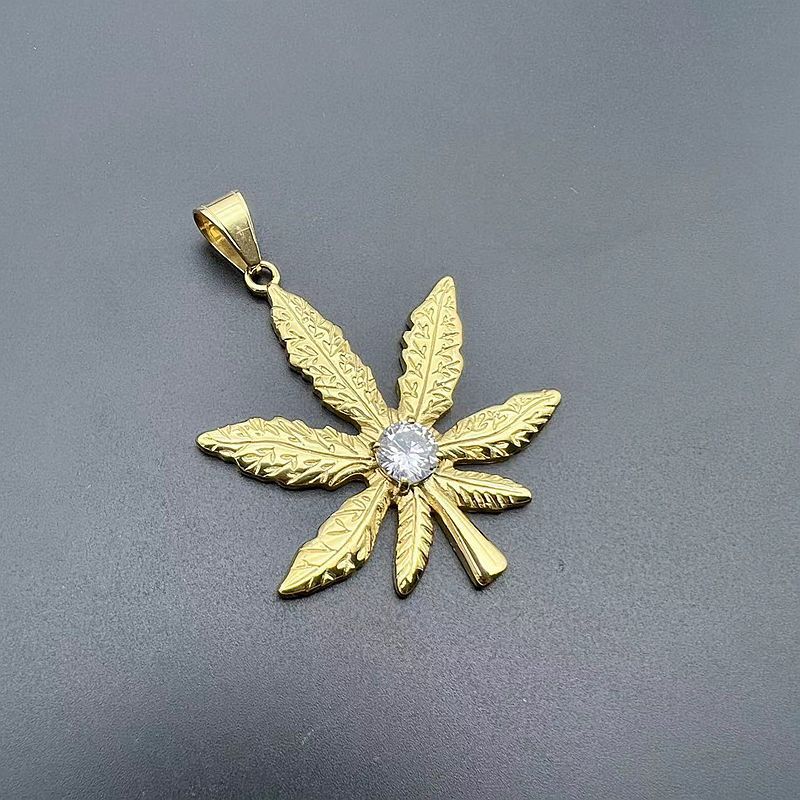 Gold single pendant