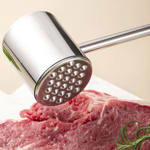 Stainless Steel <b>Meat</b> Tenderizer Heavy Sturdy <b>Meat</b> Mallet Pounder Hammer <b>Tool</b> Kitchen <b>Meat</b> Pounder Labor-saving Chicken Steak - Product Image 1