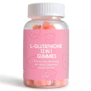 Kleine Mindestbestellmenge Fabriklieferung Private Label 13-in-1 <span class=keywords><strong>L</strong></span>-Glutathion Gummibärchen Schönheitsgummis für Erwachsene - Product Image 5