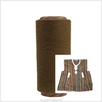 Tissu de fabrication de fil mélangé de coton régénéré à extrémité ouverte Ne 20s/2 pour le marché du Burkina Faso