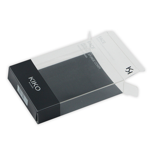 Wholesale PET box transparent packaging clear plastic box cosmetic folding PET box