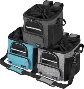 Hond Fietsmand-Fiets Mand Voor Huisdier Geventileerde Hond Bike Carrier Rugzak, Autostoel Voor Mesh Venster, zachte Sherpa Bed - Product Image 5