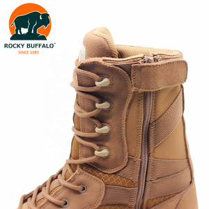 Bottes mi-mollet Rocky Buffalo Brown Color Coyote Sand avec fermeture éclair latérale, ajustement facile, semelle extérieure en caoutchouc antidérapante, bottes tactiques - Product Image 5