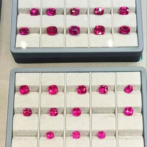 Venta al por Mayor de Piedras de Rubí Sintético Rosa Sueltas, Corte Oval/Rosa, para la Fabricación de Joyas - Product Image 5