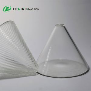 Abat-jour en verre soufflé à la main, transparent, à couleurs fusionnées, pour intérieur, avec LED, pour la protection des yeux, à intensité variable, pour lustre suspendu, OEM - Product Image 4