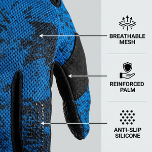 <span class=keywords><strong>Guantes</strong></span> duraderos para Motocross todoterreno, <span class=keywords><strong>guantes</strong></span> protectores antideslizantes transpirables de microfibra para <span class=keywords><strong>verano</strong></span>, para motocicleta, ciclismo <span class=keywords><strong>MTB</strong></span> - Product Image 2