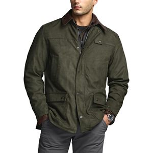 Custom Men's <b>Flannel</b> Shirt <b>Jacket</b> Long Sleeve Winter Warm Outdoor Casual Plaid <b>Jacket</b> Coat with Pockets - Product Image 2